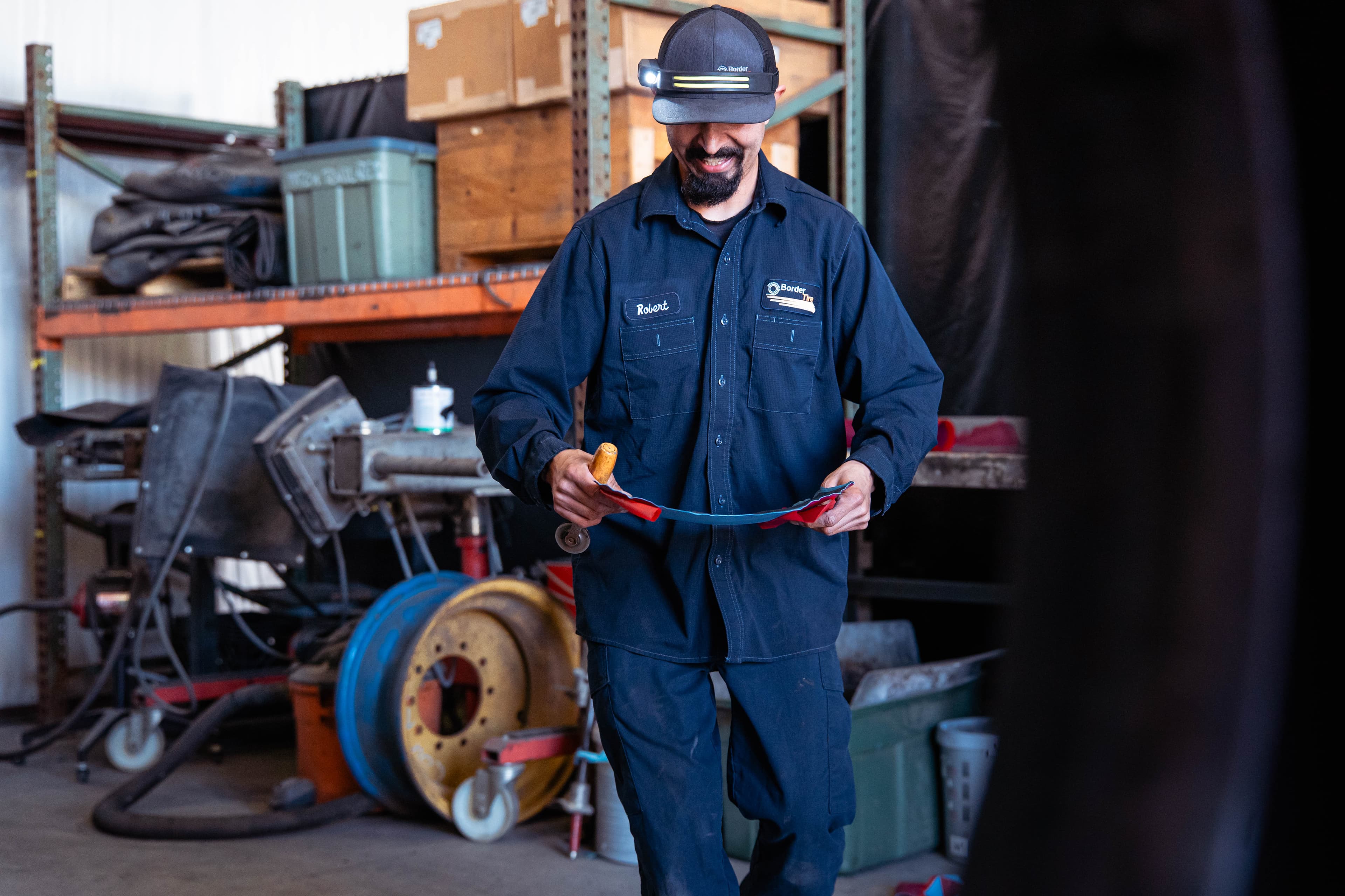 Working at Border Tire